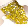 SS20 1440pcs Citrine Strass Nail Art Rhinestone Glass Crystal Non Hotfix Rhinestones Glitter Strass for Nails Art Garment Apparel Decoration view 3