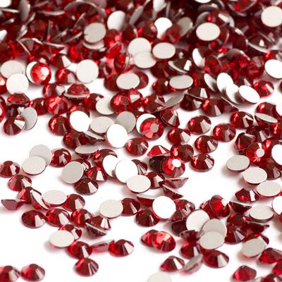SS20 1440pcs AAAAA Dark Siam Crystal Non Hot Fix Rhinestone Glass Strass NO Hotfix NOT Iron On Rhinestones for Fabric Garment Nail Art