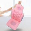 MagiDeal Bath Pillow Back and Headrest Cushion Head Neck Shoulder Back Support Bath Tub Pillows Rest Mat Nonslip for Women Men SPA Accessories, Pink view 4
