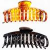 Accglory 5.5 Extra Large Hair Clips Long Thick Hair Womens Jumbo Hair Claw Clips Huge Black Brown XL Giant Claws Strong Basic Gripper view 3