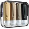 Mrsdry Travel Bottles for Toiletries, Tsa Approved 3oz Travel Size Containers BPA Free Leak Proof Refillable Liquid Silicone Squeezable Travel Accessories for Shampoo Conditioner Lotion (4 Pack) view 1