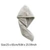 SGerste Hair Turban Towel, Super Absorbent Hair Towel Microfiber Fast Drying Hair Turban Wrap, Quick Dry Hair Turban, Fast Dry Hair Hat, Dry Hair Hat, Microfiber Hair Drying Towels for Girls(Gray) view 2