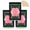 Wax Beads for Hair Removal 10.5oz/ 300g, Auperwel Hard Wax Beans for Brazilian, Face, Bikini, Eyebrow, Legs, At Home Painless Waxing Beads for Women Men 3 packs view 1