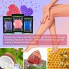 Wax Beads for Hair Removal 10.5oz/ 300g, Auperwel Hard Wax Beans for Brazilian, Face, Bikini, Eyebrow, Legs, At Home Painless Waxing Beads for Women Men 3 packs view 2