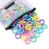 100 Pcs Small Reusable Ties Rubber Bands with Excellent Elasticity for Home, Campus, Party, Travel, Holiday view 1