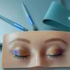 PRELGOSP Eye Makeup Practice Board, Silicone Makeup Practice Face with 13 Piece Brushes Set, Realistic Practice Bionic Skin Pad for Beautician Beginner Cosmetologist view 4