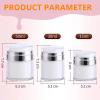 Wupocicle Pump Bottle Dispenser, Refillable Lotion Dispenser with Pump, 3PCS Wide Mouth Travel Size Empty Container for Cream and Lotion (50ml) view 3