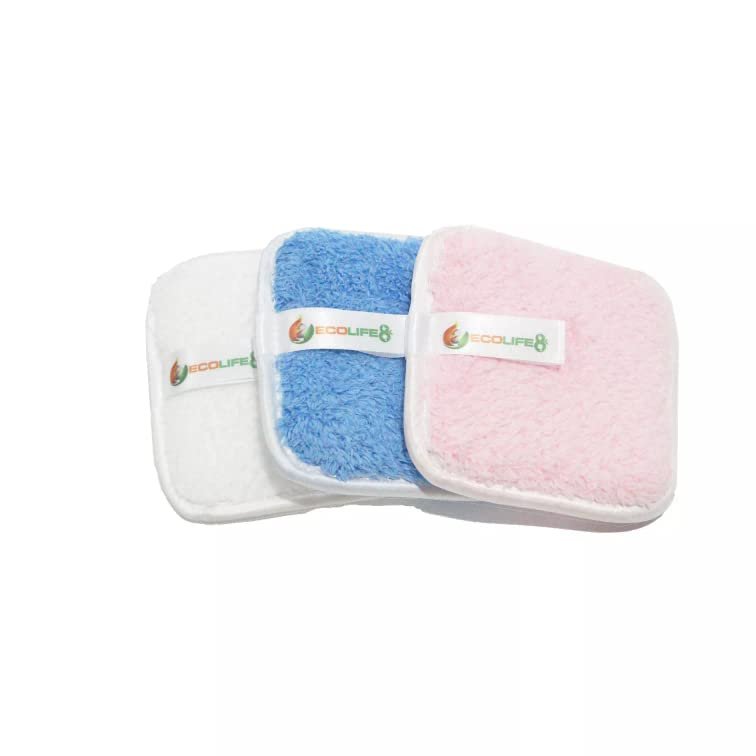 Eco Pad Professional Makeup Remover Pads. Reusable to Wash Off heavy Makeup, Masks, Mascara, Eye Shadow, Foundation. Gentle Deep Facial Cleanser. Innovatively designed facial pad cleanser for modern women.