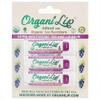 OrganiLip Organic Lip Balm, Acai Flavor, Ultra Hydrating Lip Moisturizer for Cracked or Dry Lips, Oval Shaped Tube, USDA Certified Organic, 3 Pack view 3
