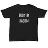 Bacon Shirt, Bacon Lover Gift, Body by Bacon tee, I Love Bacon t-Shirt, Gift for Bacon Lover, Bacon Gift, Unisex tee Black view 1
