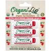 OrganiLip USDA Certified Organic Lip Balm for Nourishing Cracked or Dry Lips - All-Day Ultra Moisturizing Lip Care in Oval Shaped Tubes - 3-Pack (Cherry) view 1