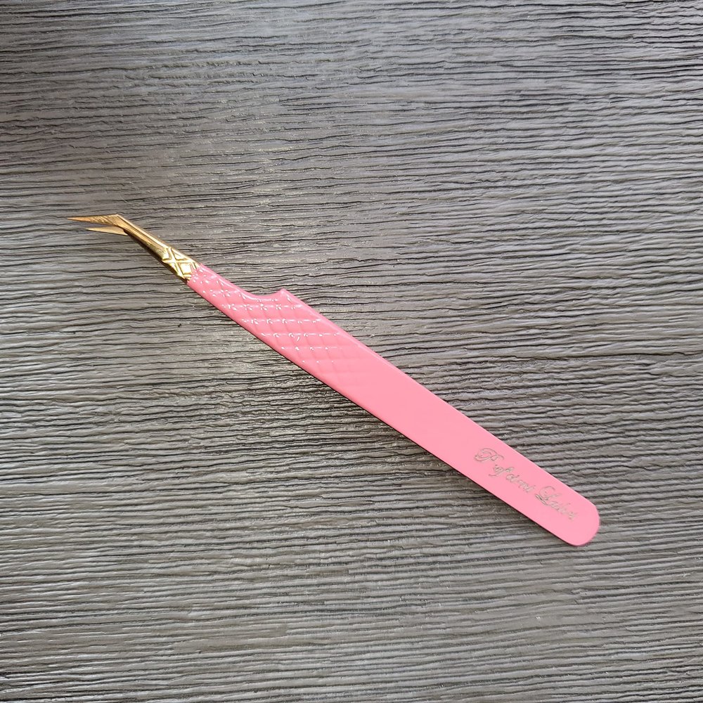 45 degree Tweezers (Pink)