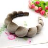 Uchyius Fashion Headbands for Women Padded Fabric Hair Bands Wide Velvet Non Slip Headband Hair Accessories for Women Girls,Pastel Violet view 4