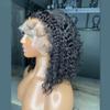 180% Density Curly Human Hair Wig 13x6 HD Invisible Lace Front Wigs Pre Plucked With Baby Hair Brazilian Virgin Hair Glueless Deep Wave Wig 16Inch view 4