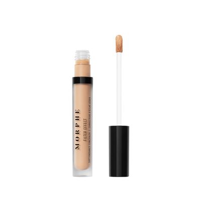 Morphe Filter Effect Soft Radiance Concealer - Buildable Coverage Liquid Concealer Face Makeup with Hyaluronic Acid & Pomegranate Extract & a Natural Radiant Finish - Tan 22 (Warm) (0.12 fl oz)