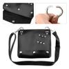 VOCOSTE Hairstylist Waist Belt, Barber Hairstylist Tools Storage Waist Belt, Hairdresser Scissor Apron Belt, PVC, Black view 3