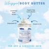ASTRA BEAUTY - All Natural Whipped Body Butter - Body Moisturizer for Dry & Sensitive Skin | Made with 4 Ingredients | Clean, Cruelty-Free, Vegan | 8oz BPA Free Jar view 4