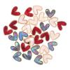 minkissy 30pcs Heart Design Nail Charms for Manicure Three Cute Nail Art Accessories for Creative Decoration Safe and Compact Design for Easy Application view 1