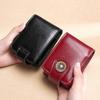 VALICLUD Lipstick Storage Bag with Mirror Portable Leather Lipstick Organizer Pouch for Travel and Purse Compact 3.9 Inch Cosmetic Case view 3