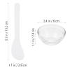 LALAFINA Spa Set 1 set Facemask Exfoliator for of Brushes Masks Bowl Stick Sticks Face Mud Soup Glass Oil Cleaner Makeup Making Products Kit and Facial Tool Practical Spa Bowls Makeupset view 4
