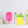 Beaupretty Lovely Cleaning Silicon Cosmetic Scrubber Cute Washing Suction Pineapple with Silicone Women for Brush and Portable Popsicle Tool Tools Style Cup Shape Makeup Mat view 2