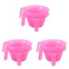 LALAFINA 9pcs Hair Mixing Bowl Sturdy Hair Dyeing Bowl Handle for Salon Use Portable Tint Cups for Hassle Coloring view 1