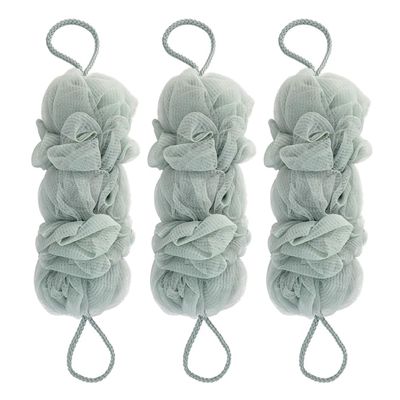LALAFINA Bath Sponge Bath Loofah Body Loofahs Pouf Scrubbers Shower Washers Women Men Loufa for Back Washer Loofa Exfoliating Puff Mesh Sponge Room Scrubber