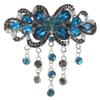 LALAFINA Rhinestone Flower Hairpin Bridal Barrette Sparkling Crystal Spring Hair Clip Elegant Wedding Hair Accessory for Women and Girls view 1
