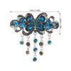 LALAFINA Rhinestone Flower Hairpin Bridal Barrette Sparkling Crystal Spring Hair Clip Elegant Wedding Hair Accessory for Women and Girls view 2