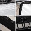 minkissy 6pcs Travel Cosmetics Bag Sections Easy to See Zipper Closure Toiletry Organizer view 2