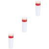 minkissy 3pcs Portable Travel Talcum Powder Bottle Box Lid Applicator Puff for Easy Application Gentle and Comfortable for Parents view 1