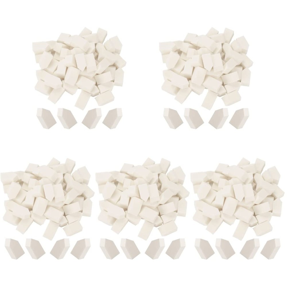 minkissy 250pcs Makeup Powder Puff Latex Sponge Puff Women Makeup Accessory Setting Powder Disposable Foundation Sponge