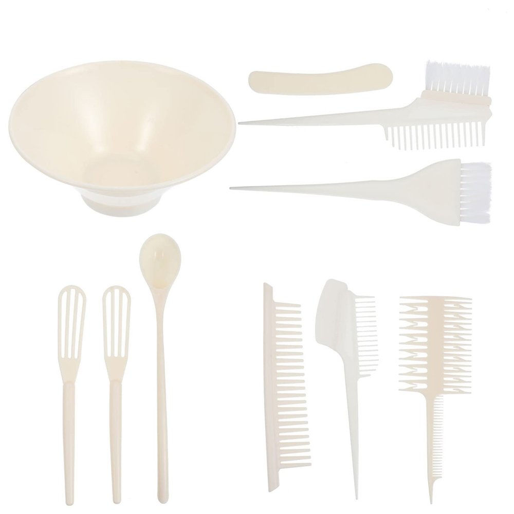 Beaupretty 12pcs Hair Dye Brush Professional Coloring Tools for Home Salon Includes Dyeing Comb and Applicator for Hair Treatment and Highlights