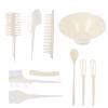 Beaupretty 12pcs Hair Dye Brush Professional Coloring Tools for Home Salon Includes Dyeing Comb and Applicator for Hair Treatment and Highlights view 4