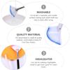 Beaupretty 16pcs Fan-shaped Soft Bristle Makeup Brushes for Facial Masks Ergonomic Applicator for Skincare and Beauty Washable Handle Brushes view 2