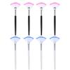 Beaupretty 8pcs Handle Fan-shaped Facial Mask Applicators Soft Brush for Skincare Easy to Clean Reusable for Facial Masks and Beauty Treatments view 1