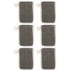 minkissy 6pcs Exfoliating Soap Net Bags for Foaming Cleaning Handmade Natural Soap Pouches Mesh Design for Shower Use and Lathers view 1
