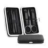 COOVS 8pcs Stainless Steel Nail Clippers Set Professional Scissors Suit with Box Trimmer Grooming Manicure Cutter Kits for Nail Tools (Color : Preto) view 1