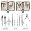 COOVS Nail Clippers Stainless Steel Manicure Fingernail Set Nail Cutter Scissors Professional Pedicure Beauty Tools Set (Color : 12pcs) view 4
