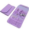 COOVS Manicure Set Nail Clippers Tools Household 12/16Pcs Green Stainless Steel Ear Spoon Nail Cutters Scissors Kit for Manicure Tools (Color : 16pcs Purple) view 4