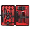 COOVS 4-23 Pcs Professional Nail Cutter Pedicure Scissors Set Stainless Steel Eagle Hook Portable Manicure Nail Clipper Tool Set (Color : Violet) view 2