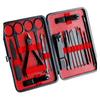 COOVS 7/15/18pcs Professional Nail Clippers Manicure Nail Care Set Stainless Steel Pedicure Scissor Manicure Kit Nail Art Tools (Color : 18 pcs Set) view 1