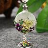 10ML Empty Perfume Bottle Peacock Metal Inlay Refillable Glass Bottle Containers Glass Perfume Bottles view 2
