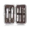 COOVS 4-23PCS Professional Nail Clipper Pedicure Manicure Set Stainless Steel Cuticle Scissor Pusher Tweezer Nail File Nail Cutter Set (Color : 7PCS Silver) view 1
