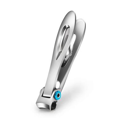 COOVS Nail Clipper for Thick Nail Wide Jaw Opening Stainless Steel Toenail Cutter Extra Large Fingernail Toenail Trimmer Manicure Tool (Color : Silver Large)