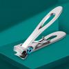 COOVS Nail Clipper for Thick Nail Wide Jaw Opening Stainless Steel Toenail Cutter Extra Large Fingernail Toenail Trimmer Manicure Tool (Color : Silver Large) view 2