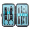 COOVS 7-23 Pcs Professional Nail Cutter Pedicure Scissors Set Stainless Steel Eagle Hook Portable Manicure Nail Clipper Tool Set (Color : Amry Green) view 1