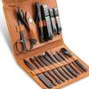 COOVS Manicure Set Nail Clipper Stainless Steel Nail Cutter Professional Scissors Set Portable Kit Set for Nails Makeup Grooming Tool (Color : Nude) view 2