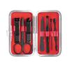 COOVS 7-23 Pcs Professional Nail Cutter Pedicure Scissors Set Stainless Steel Eagle Hook Portable Manicure Nail Clipper Tool Set (Color : 7 pcs Black Box) view 1