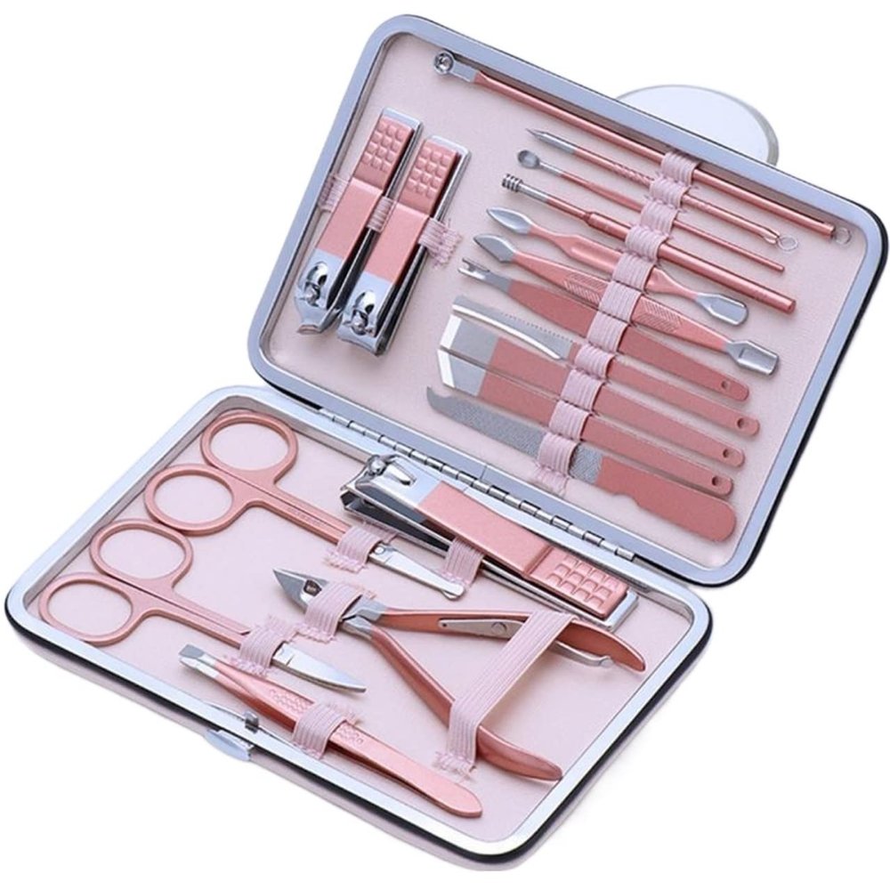 COOVS 7/10/12/16/18 Pcs/Set Goud Nagelknipper Set Professionele Rvs Beauty Manicure Tool Set Dode Huid Gesneden Pedicure Kit (Color : 9)